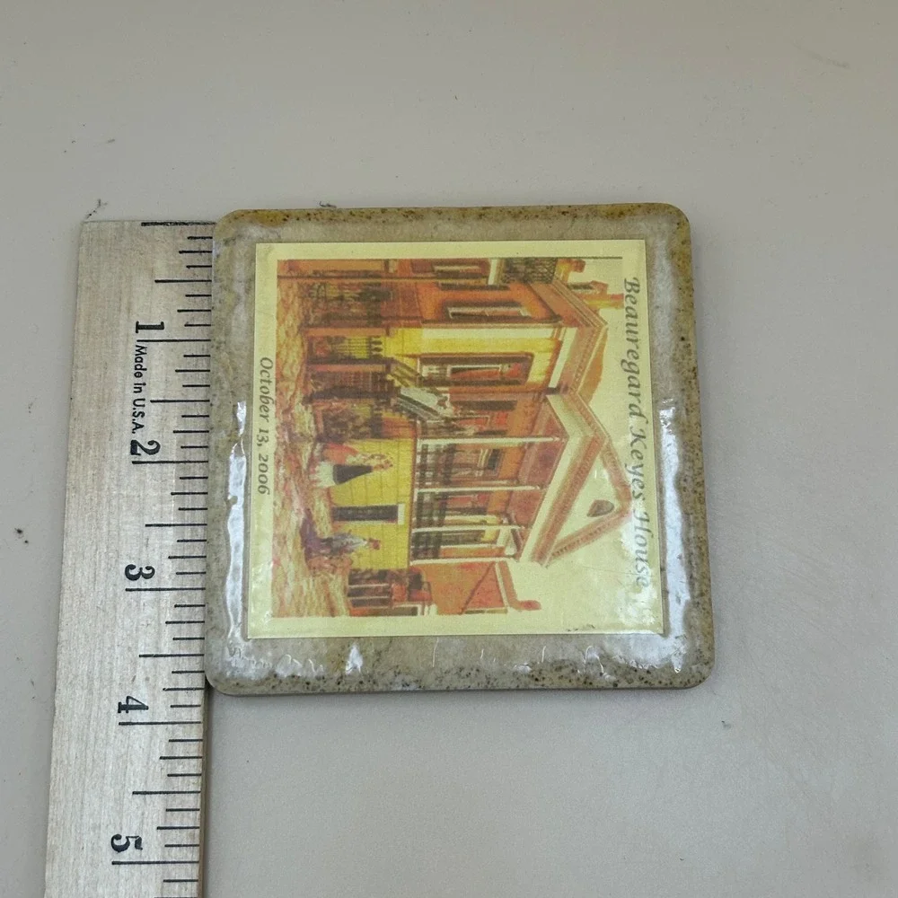 Beauregard Keyes House New Orleans Stone Coaster October 13 2006 Souvenir